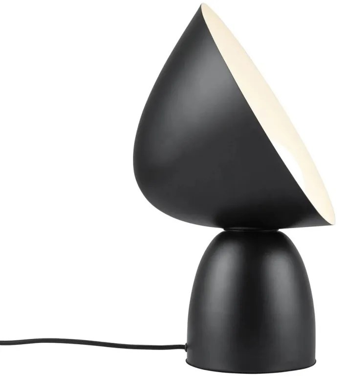 Veioza, lampa de masa design modern Hello negru