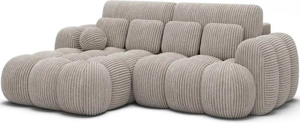 Colțar Covelion extensibil, 260x167x105 cm, orientare stânga – Modullo 01