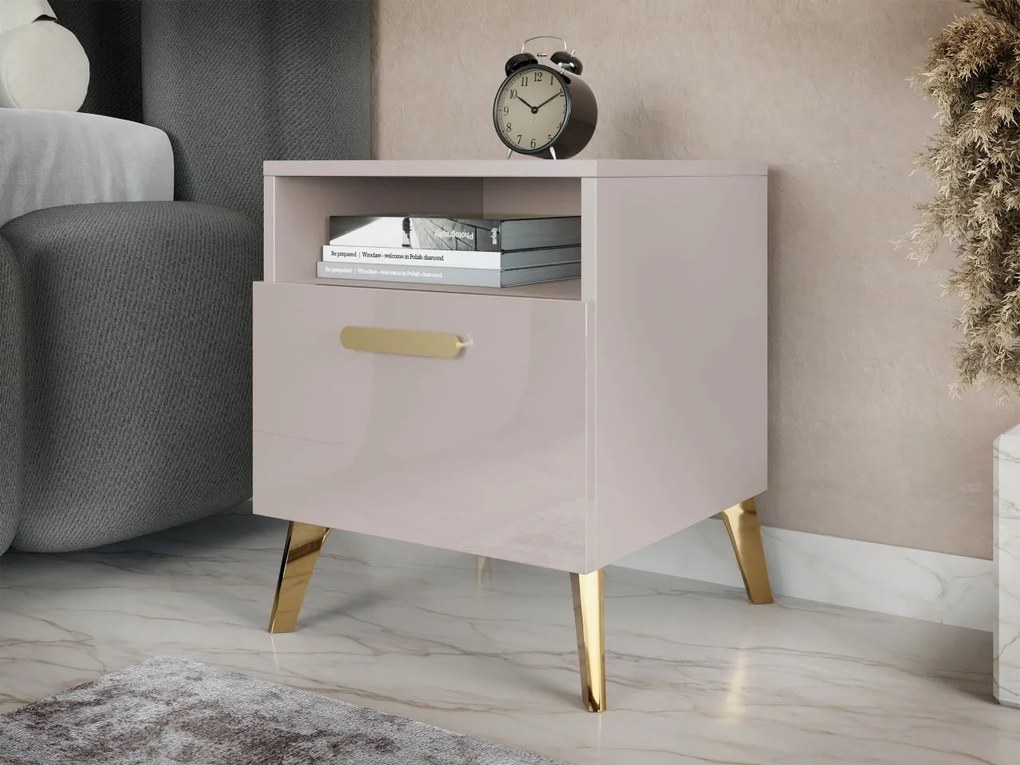 Noptieră Rostasi 1SZ (cashmir lucios + auriu). Promo -17%. 1122924