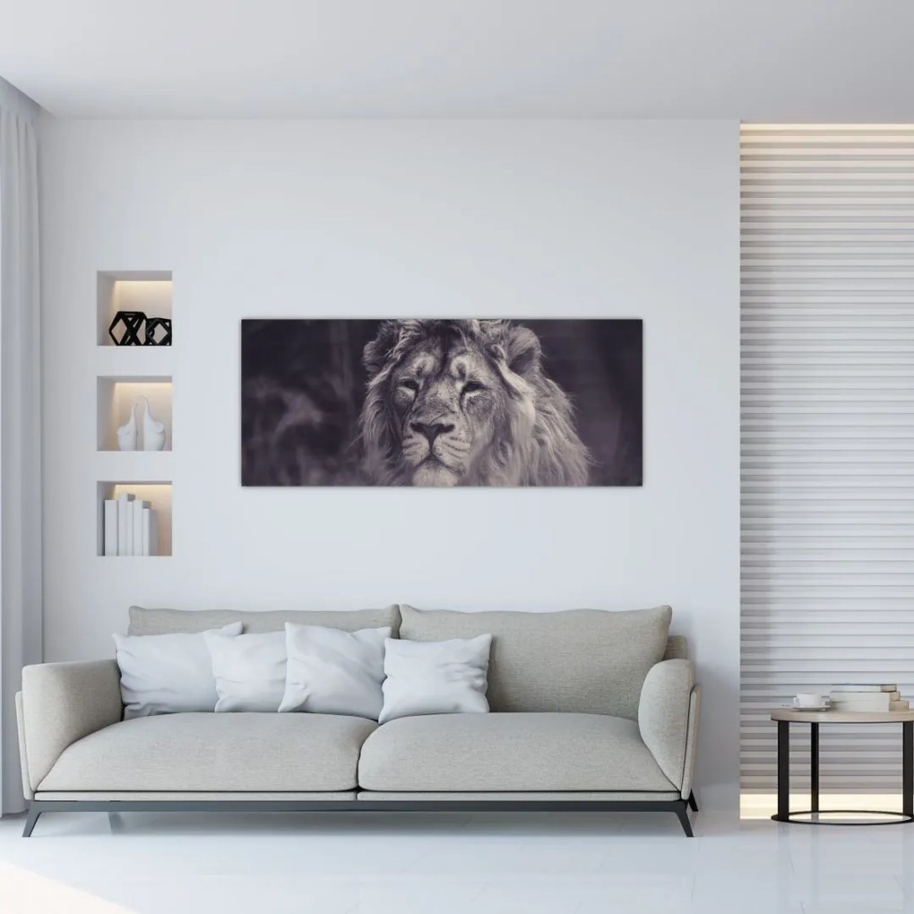 Tablou cu leu (120x50 cm)