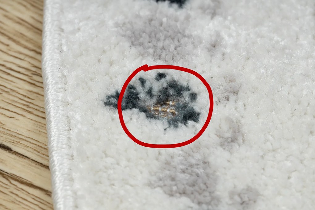 Covor FUN Land pentru copii, satul, străzi, cerc - cremă - SECUNDAR-COTATI PRODUSUL