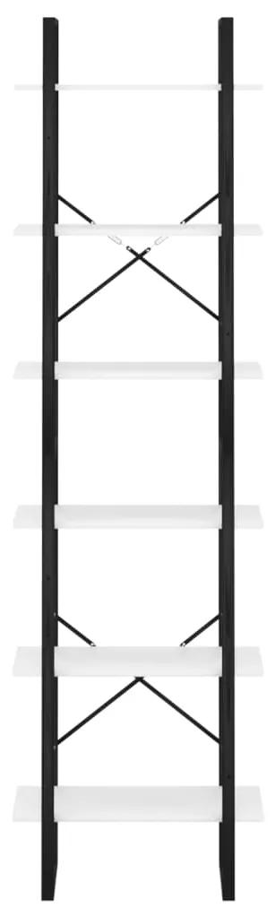 Rafturi de depozitare, 2 buc., alb, 60x30x210 cm, PAL Alb, 2, Lemn compozit