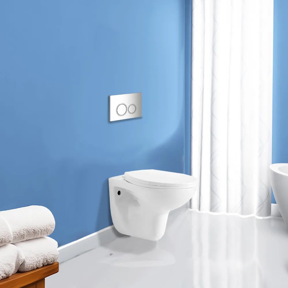 Set rezervor WC montat pe perete Roya 82CHR