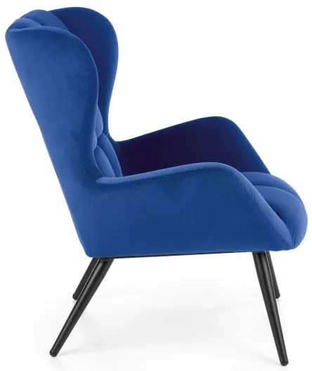 Fotoliu CHATEU, albastru închis