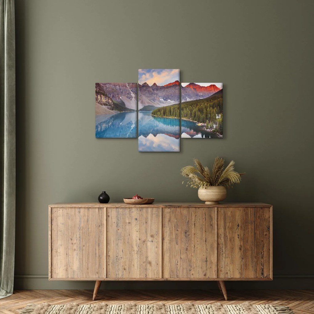 Tablou - Peisaj montan din Canada (90x60 cm)