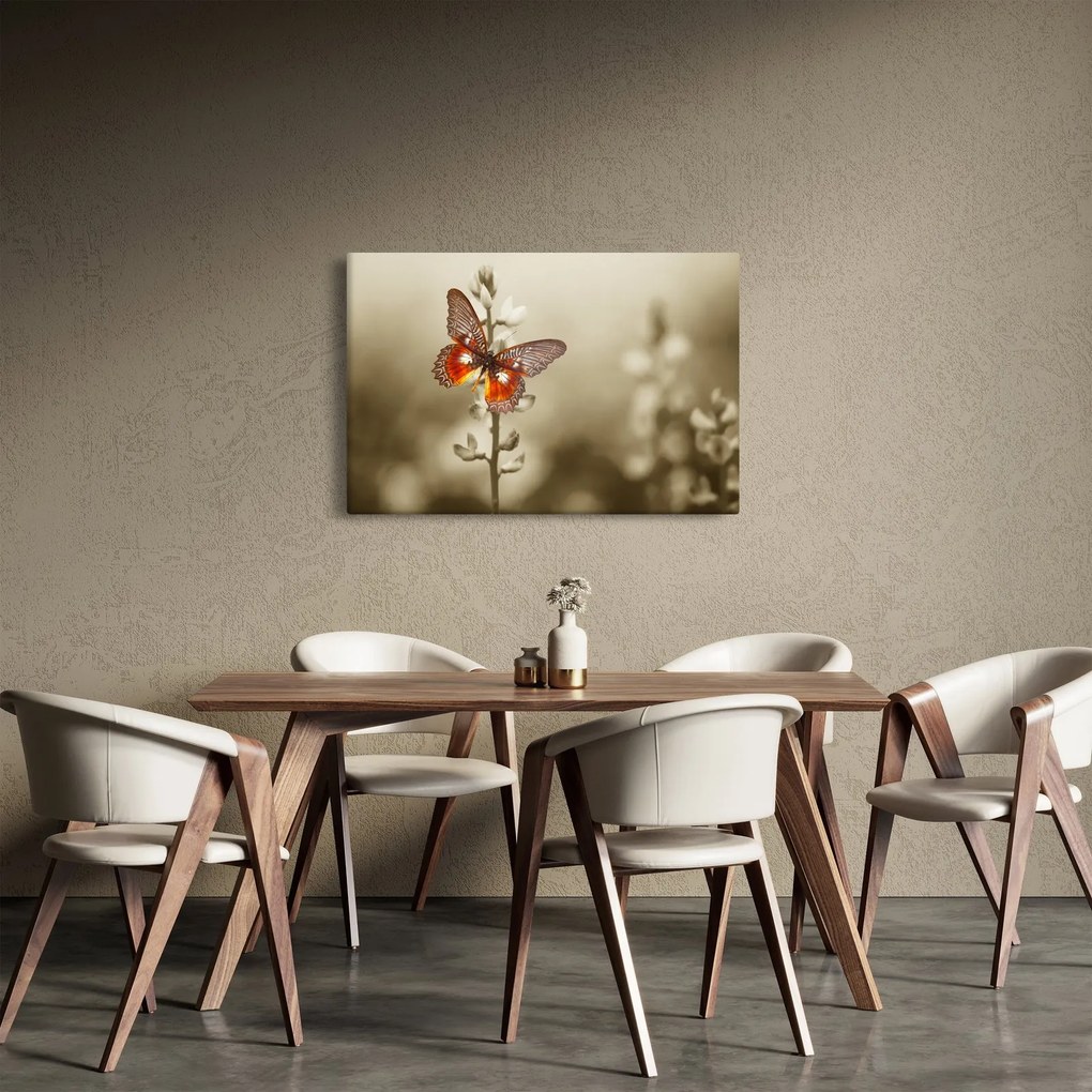 Tablou cu fluture (90x60 cm)