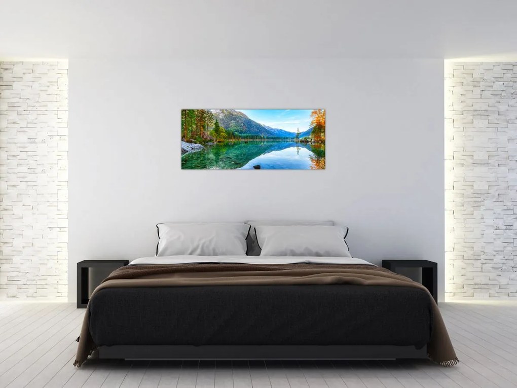 Tablou - Lacul Hintersee (120x50 cm)