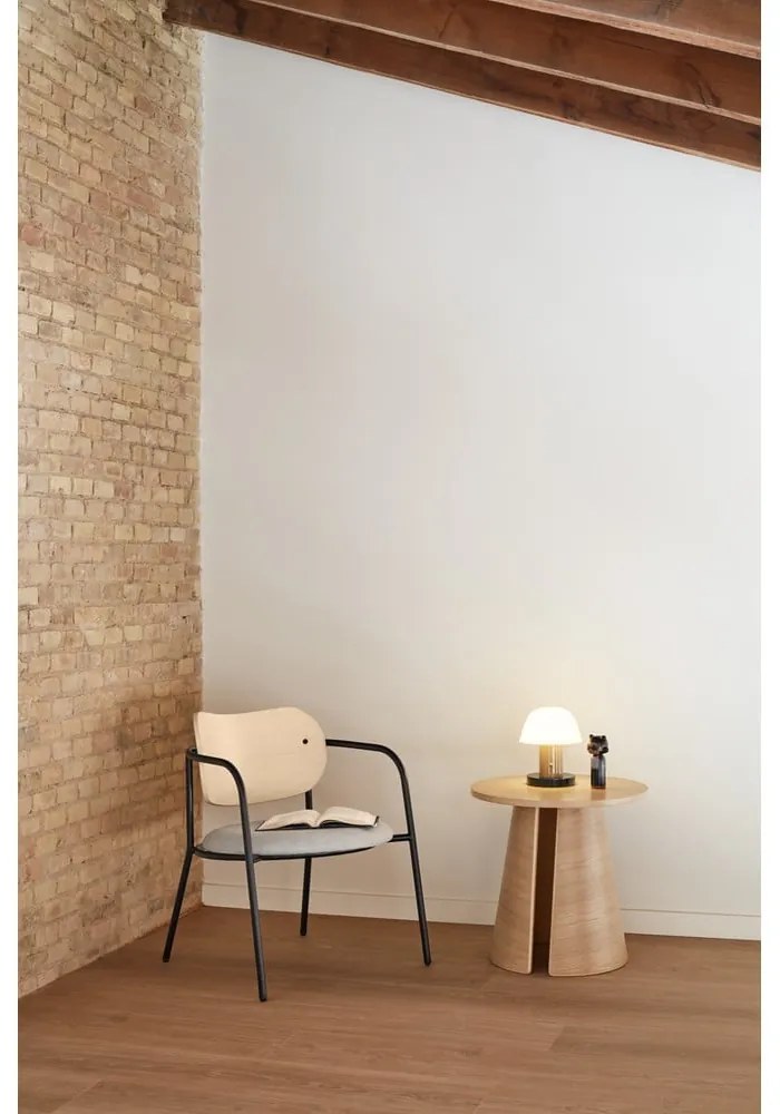 Fotoliu gri deschis în decor de frasin Eclipse - Teulat