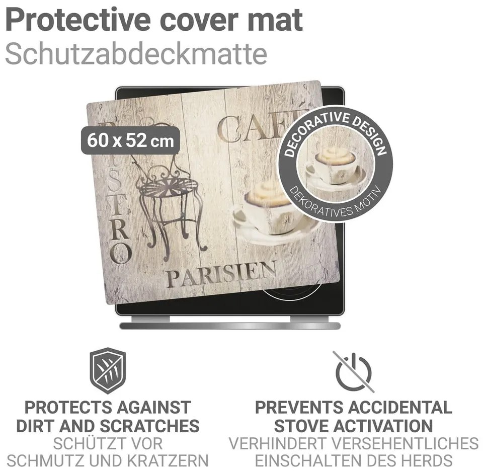 Protecție de aragaz din PVC 60x52 cm Bistro – Wenko