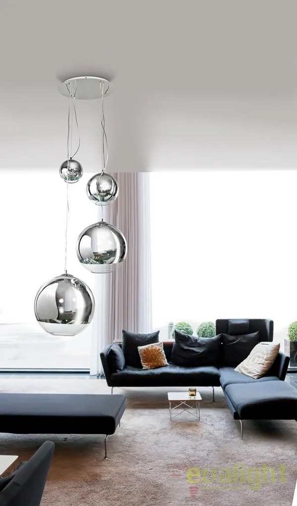 Lustra design modern Silver Ball 4