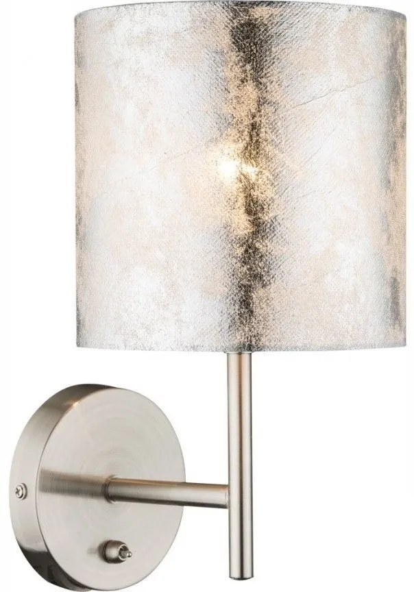 Aplica de perete design modern argintie AMY I 15188W GL
