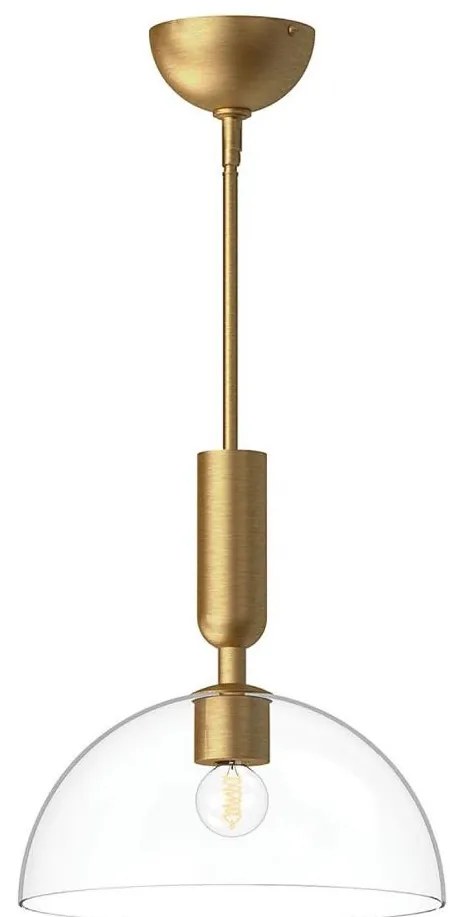 Lustră pe tijă Alora Mood ALM-JUDE-P-GD-CL JUDE 1xE27/60W/230V alamă