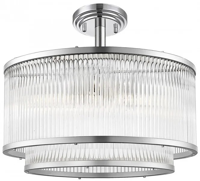 Lustra aplicata eleganta design modern SERGIO crom C0528-05H-F4AC ZL