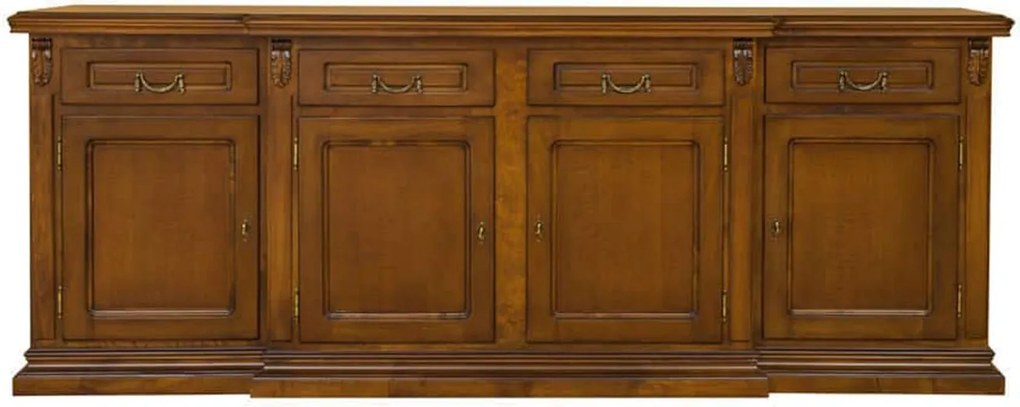 Bufet lemn masiv Bernhard, 233 × 58 × 84 cm