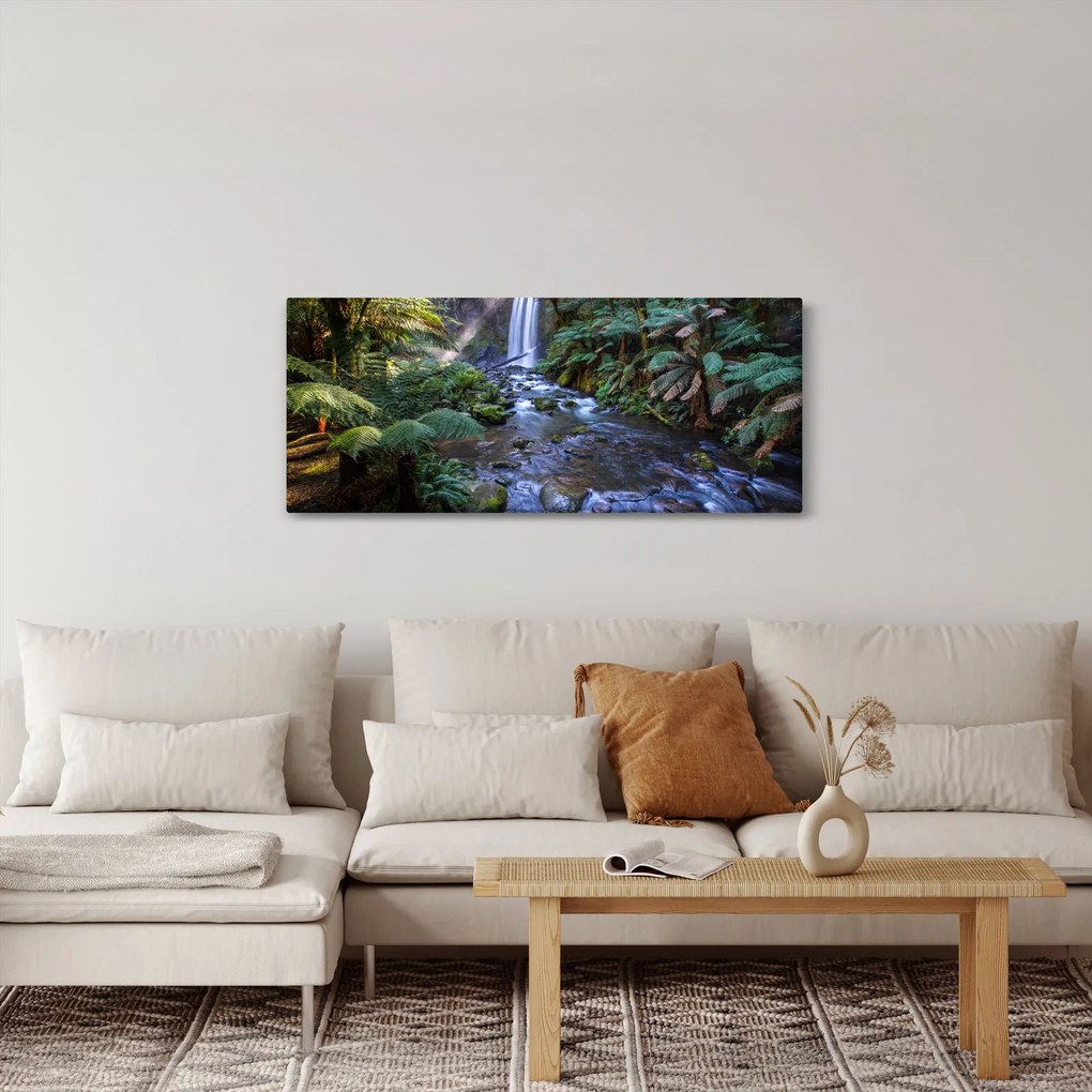 Tablou cu pădurea ploilor din Austalia (120x50 cm)
