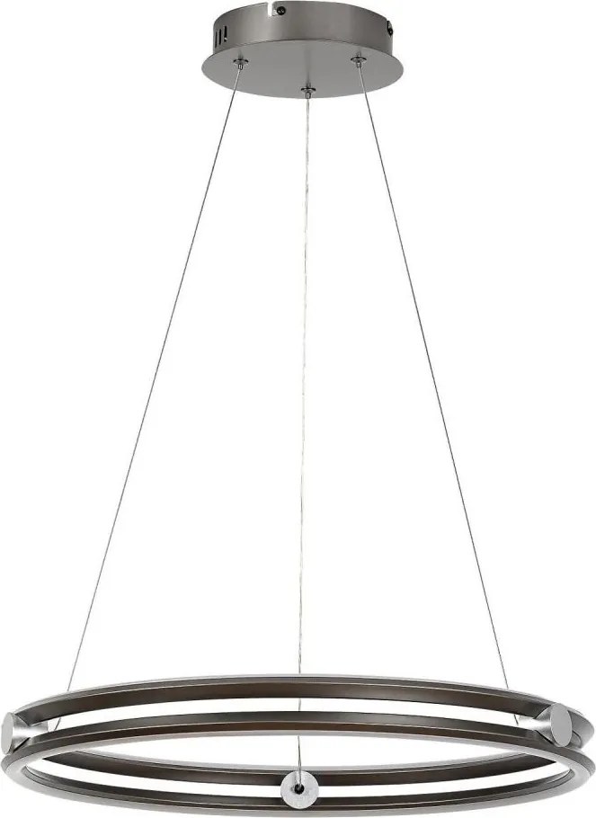 Rabalux 72277 - Lustra LED dimabilă suspendată pe cablu TRIXO 60W/230V 3000-6500K gri+DO