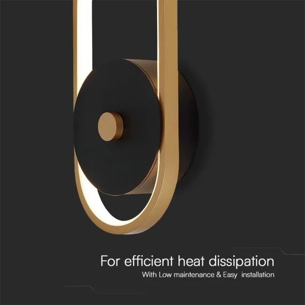 Aplică LED de exterior LED/15W/230V IP54 3000K alamă