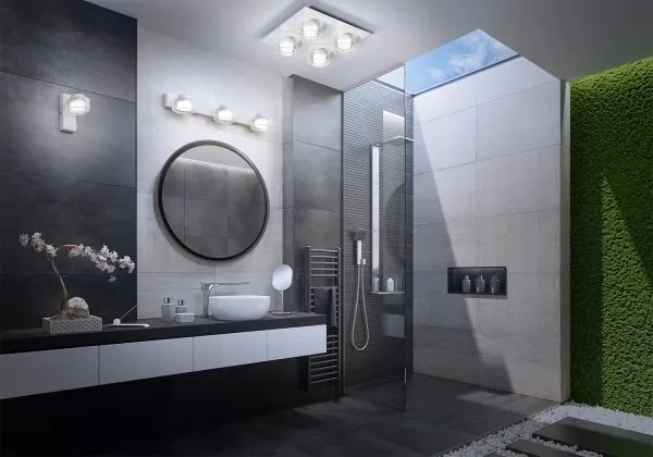 Osram - Aplica LED de perete pentru baie ORBIS FLAME 3xLED/5,5W/230V IP44 albă