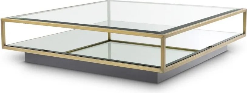 Masuta de cafea design elegant LUX Tortona L, alama 114400 HZ