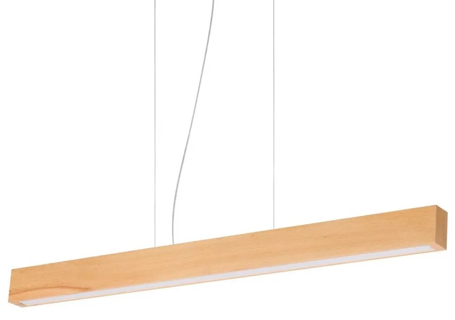 Lustra LED suspendata design natural lemn Craft sp