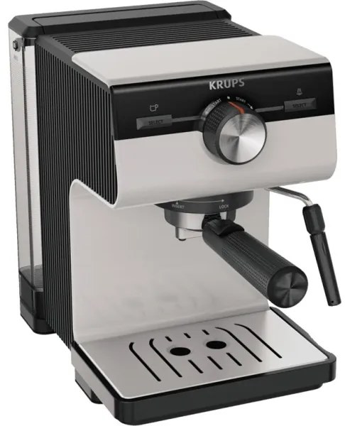 Espressor pentru două cești Krups AUTHENTIC 1450W/230V gri