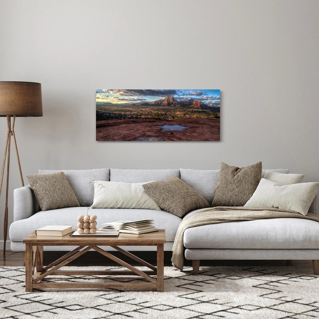 Tablou cu munți (120x50 cm)