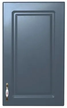 Corp superior 45 cu 1 usa Zebra MDF albastru drept