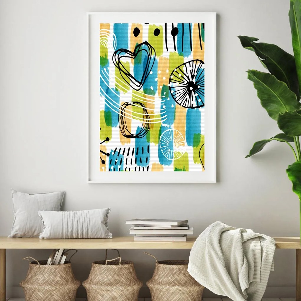 Poster - Abstracție de copii (A4)
