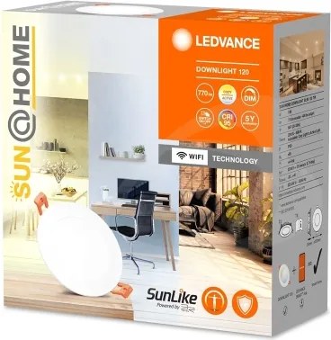Ledvance - Lampă LED încastrabilă dimabilă SUN@HOME LED/8W/230V CRI 95 Wi-Fi