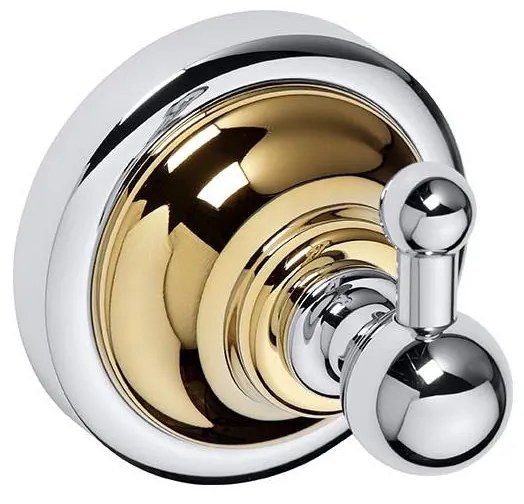 Cârlig 6,5 x 6,5 cm, argintiu/auriu