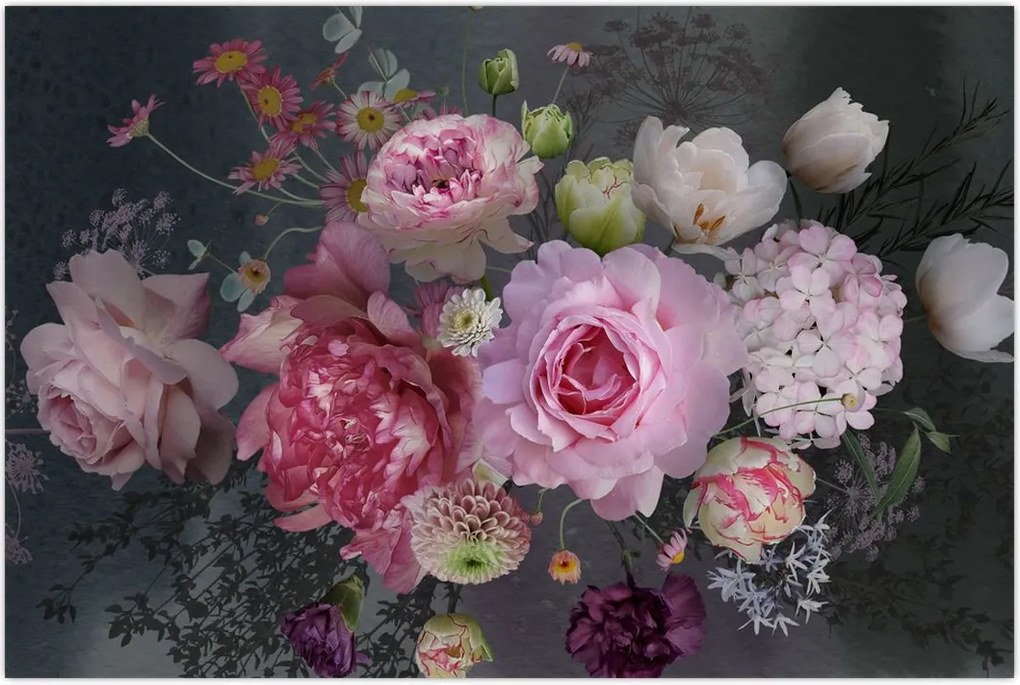 Tablou - Flori de grădină (90x60 cm)