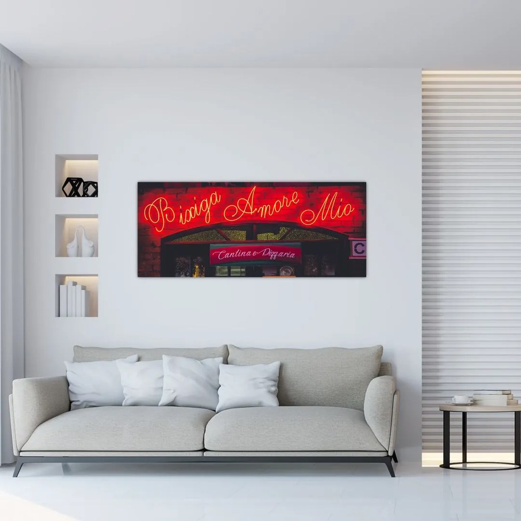 Tablou - Amore Mio (120x50 cm)
