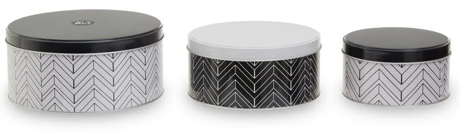 Recipiente 3 buc. din metal pentru alimente Urban – Premier Housewares