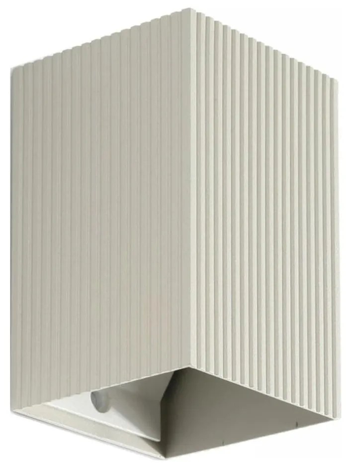 Aplică FARO 40536 SOLE 1xGU10/8W/230V gri canelat dreptunghiular