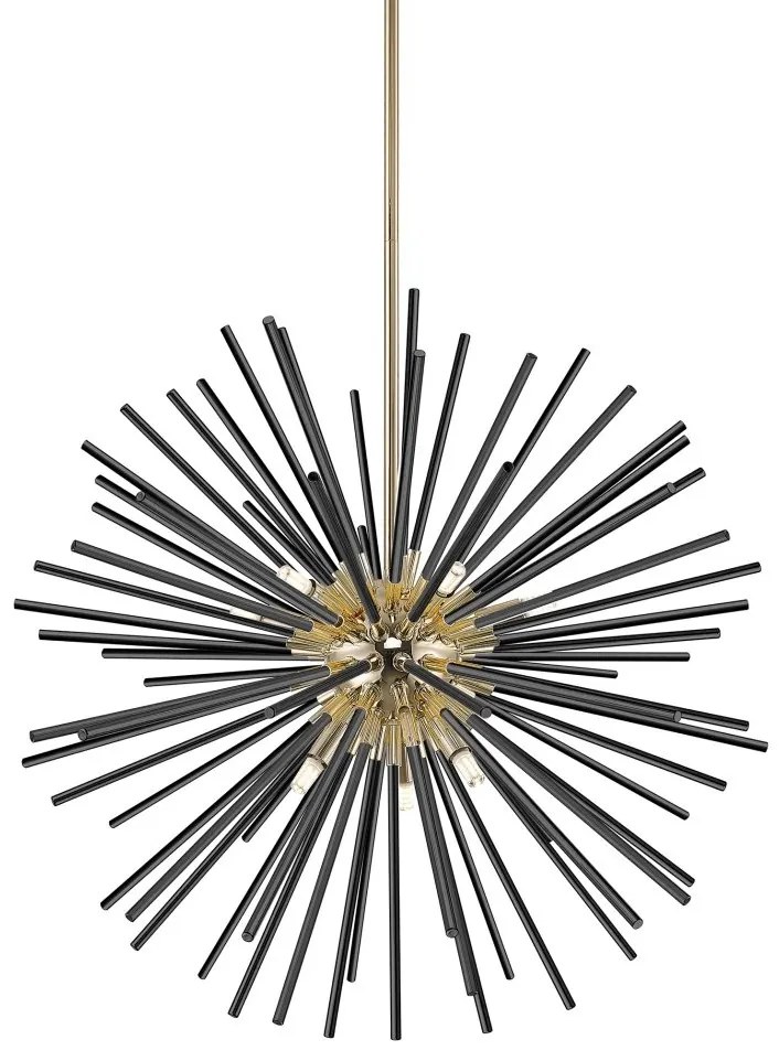 Lustra suspendata forma originala si design modern URCHIN negru