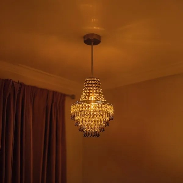 Lustră pe tijă GEMMA 1xE27/60W/230V