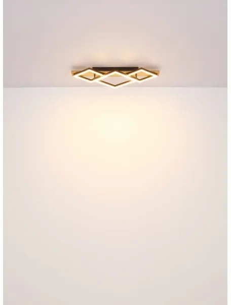 Plafonieră LED Globo 67344D2 OBRIEN LED/32W/230V 3000K 31x61cm
