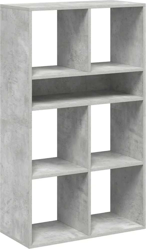 vidaXL Bibliotecă, gri beton, 66x31x112 cm, lemn prelucrat