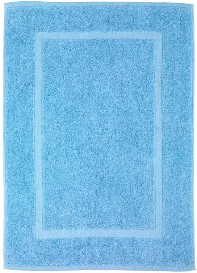 Covor baie din bumbac Wenko Serenity, 50 x 70 cm, albastru