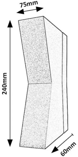 Aplică LED de exterior Rabalux 77066 TEMSE LED/6W/230V IP65 antracit