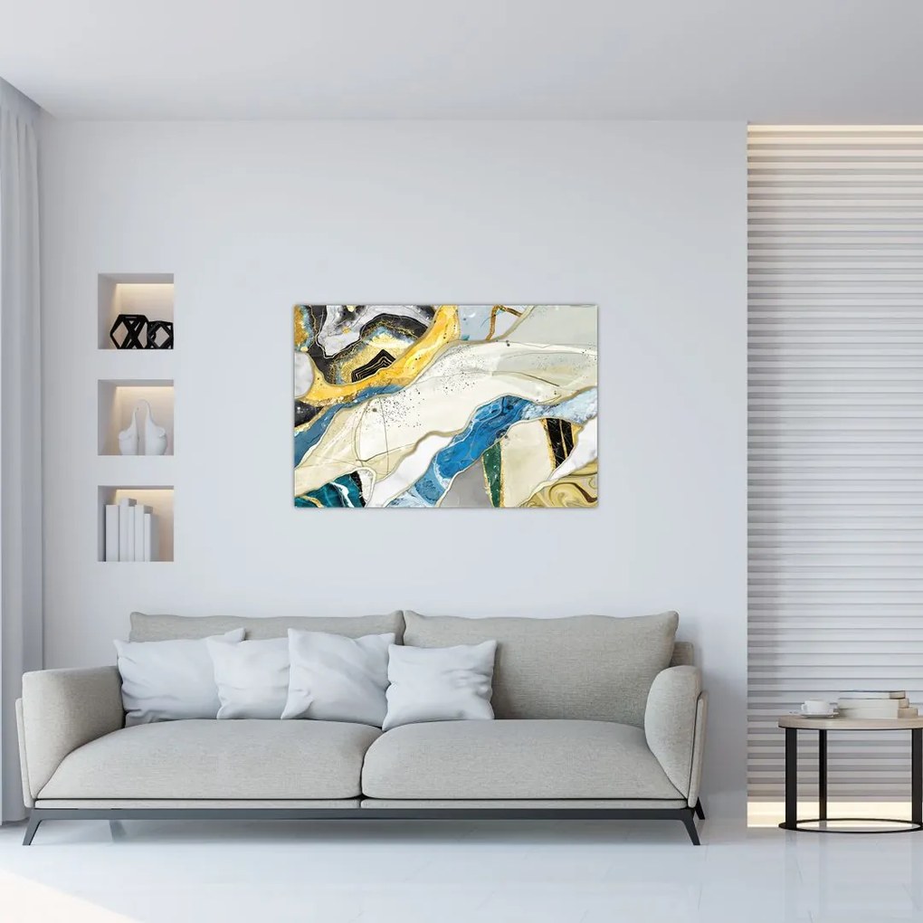 Tablou - Marmură colorată (90x60 cm)