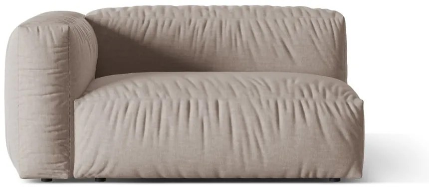 Modul pentru canapea modulară bej (cu colț pe partea stângă ) Martina – Micadoni Home