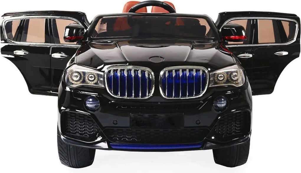 Masinuta Electrica cu Roti din Cauciuc NOVOKIDS™, Display LCD cu Redare MP4 Desene sau Muzica, Scaun de Piele, Model Offroad, Baterie Performanta