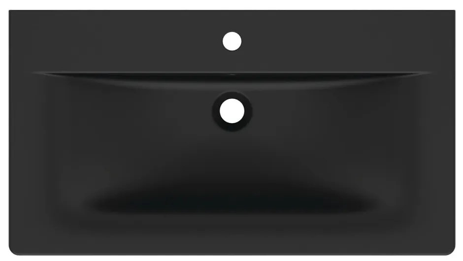 Chiuvetă negru-mat din ceramică 84x46 cm Silk Black – Ideal Standard
