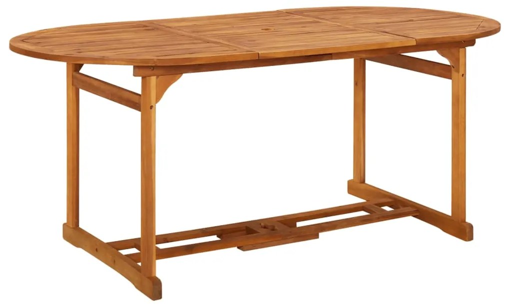vidaXL Masă de grădină, 180x90x75 cm, lemn masiv de acacia