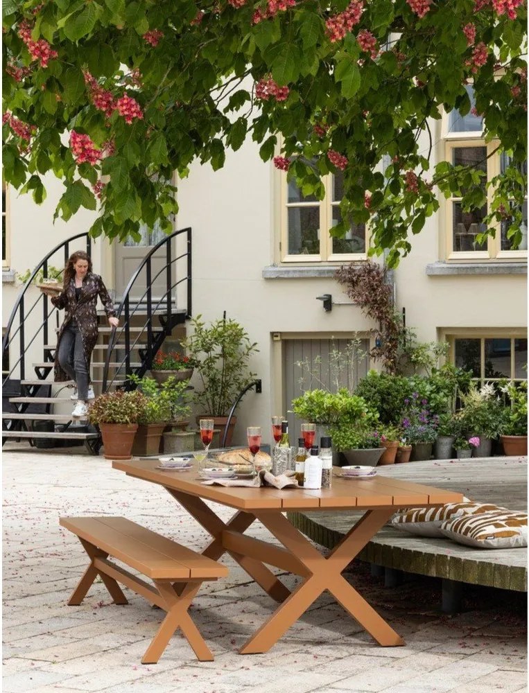 Masă de grădină din aluminiu 100x220 cm Delta – Exotan