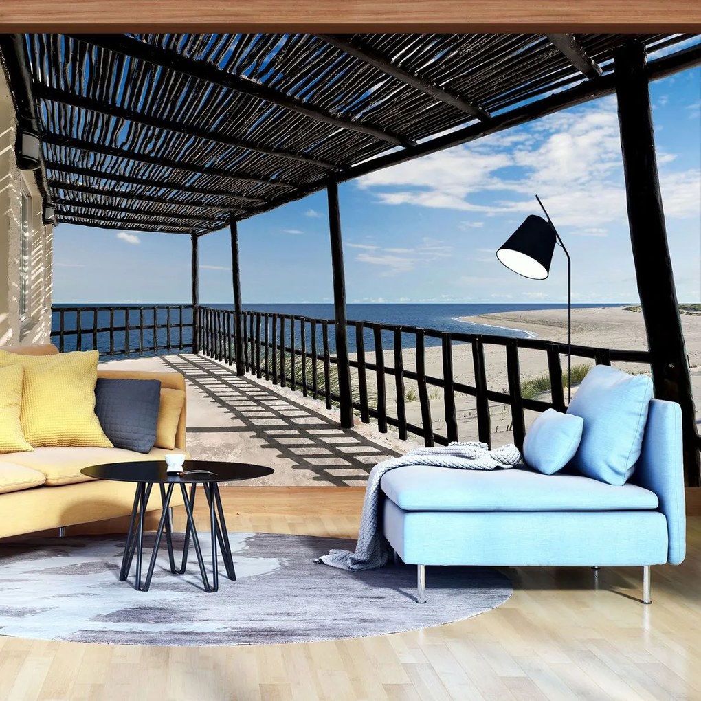 Fototapet - Privire spre plajă (152,5x104 cm)