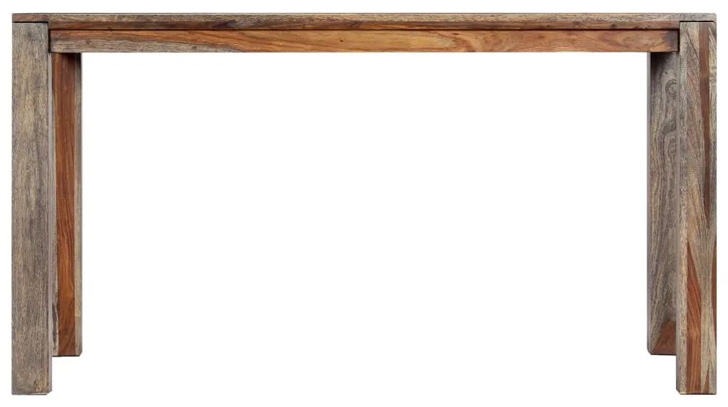 248008 vidaXL Masă de bucătărie, 140 x 70 x 76 cm, lemn masiv de sheesham