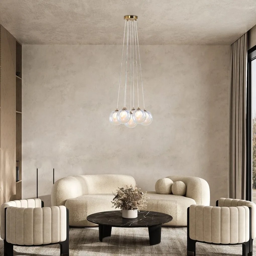 Lustra moderna cu 6 pendule Rosehip