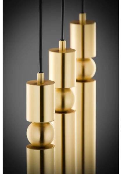 Lustră pe cablu Jupiter 2010 ALAS 3xGU10/10W/230V auriu